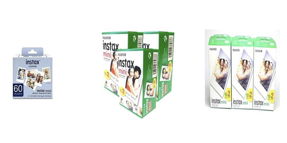 Instax Mini Film günstige Alternative: Mehrpacks
