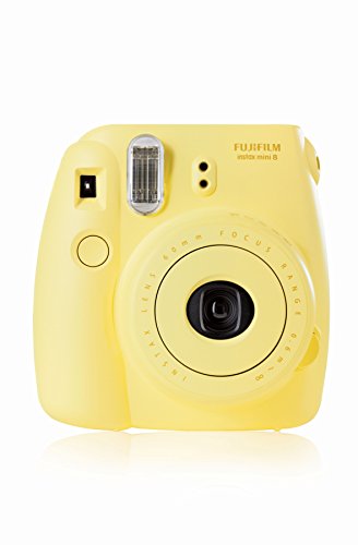 Fujifilm 16273180 Instax Mini 8 Sofortbildkamera (62 x 46mm) gelb - 1