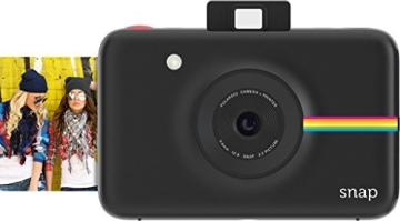 Polaroid Digitale Instant Snap Kamera (Schwarz) mit ZINK Zero Ink Technologie - 1
