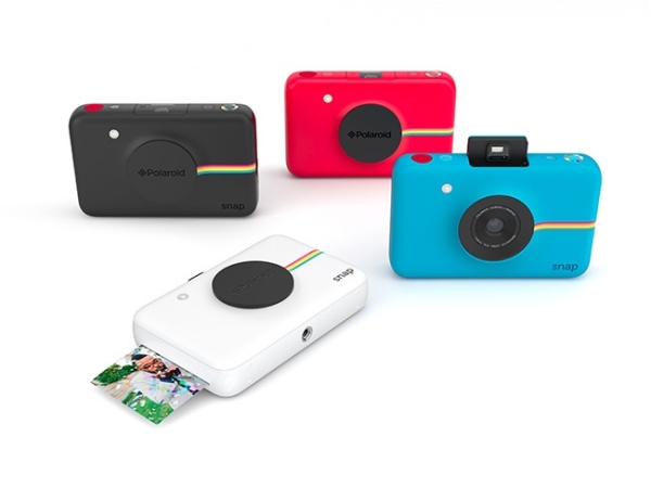 Die vier Farbvarianten der Polaroid Snap