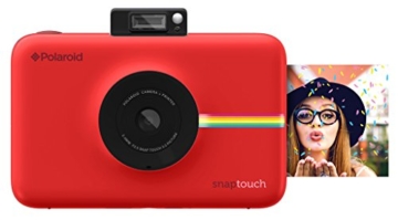 Polaroid-Schnappschuss-Sofortdruck-Digitalkamera mit LCD-Display (rot) mit Zink Zero Ink Drucktechnologie -