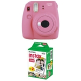 Fujifilm Instax Mini 9 Kamera flamingo rosa mit Film -
