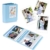 Neewer 10 in 1 Zubehör Kit für Fujifilm Instax Mini 8/8s/8+/9 beinhältet Kamera Tasche/Album/Selfie Lense/4x Farbfilter/5x Film Frames/20x Wand hängen Bilder/40x Border-Aufkleber/2x Corner Aufkleber/Stift - 2