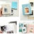 Fetoo 64 Taschen Mini Album Schutzhülle Foto Album Fotohüllen für Mini Fujifilm Instax Miini Film 7S/8/25/50/90, 14 * 11cm (Blau) - 5