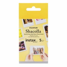 Fuji Shacolla Box für Instax Mini Bilder 5 selbstklebende Tafeln in der Box - 1