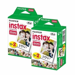 Fujifilm Instax Mini Film (40 Aufnahmen) Multi Pack für Mini 8–9 & Alle Fuji-Mini-Kameras - 1