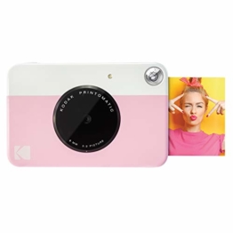 Kodak PRINTOMATIC Digitale Sofortbildkamera, Vollfarbdrucke auf Zink 2x3-Fotopapier mit Sticky-Back-Funktion - Drucken Sie Memories Sofort (Rosa) - 1